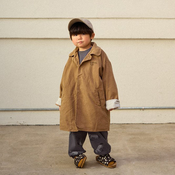 Cotton Collar Long Coat