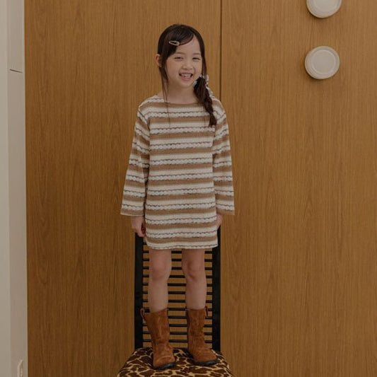 Vestido de punto étnico