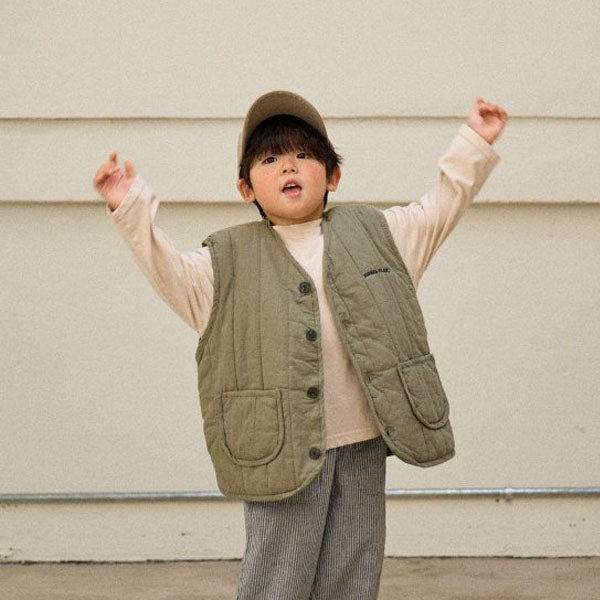 Fluffy Quilted Vest