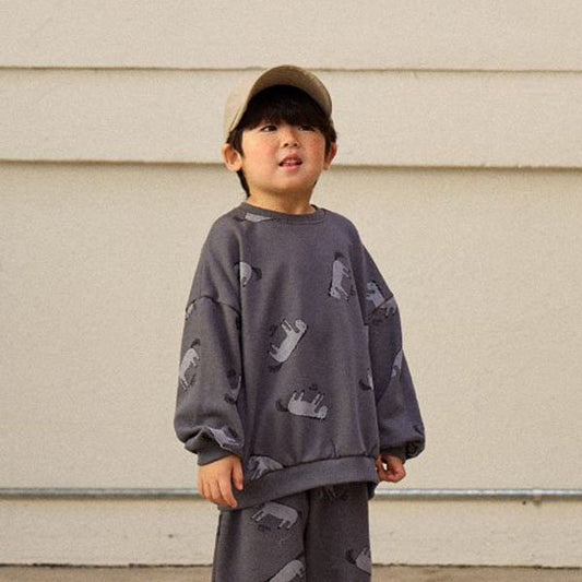 Sudadera con estampado de burro de Caín