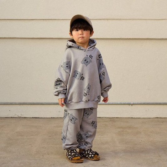 Pantalones deportivos con estampado de fantasmas