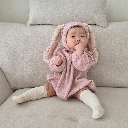 Knit Bunny Suit