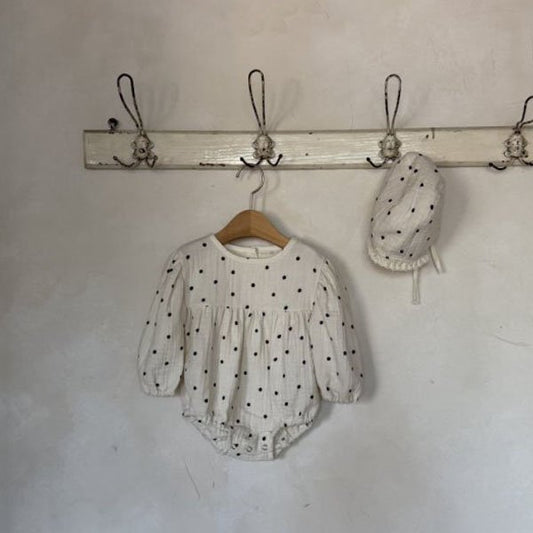 Dot Bonnet Suit