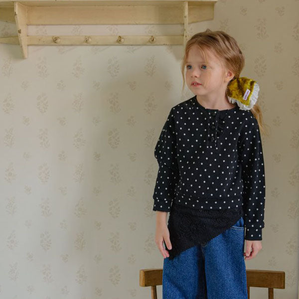 Little Dot Frill Tee