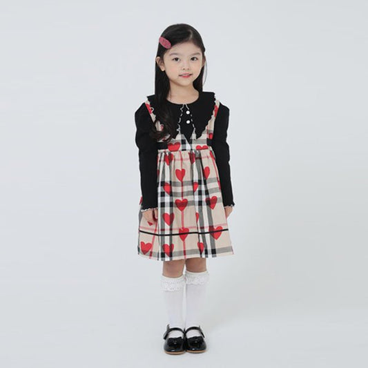 Vestido jersey con corazón 1