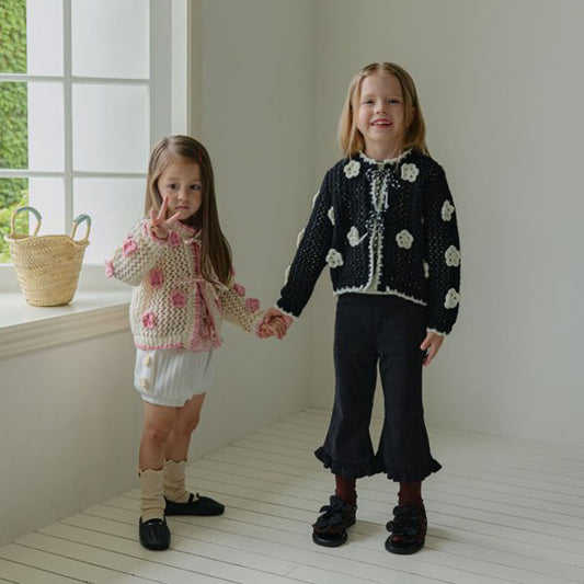 Crochet Flower Cardigan