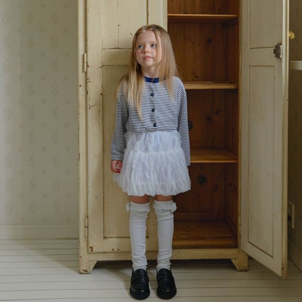 Milk Balloon Tulle Skirt