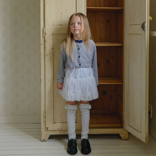 Milk Balloon Tulle Skirt