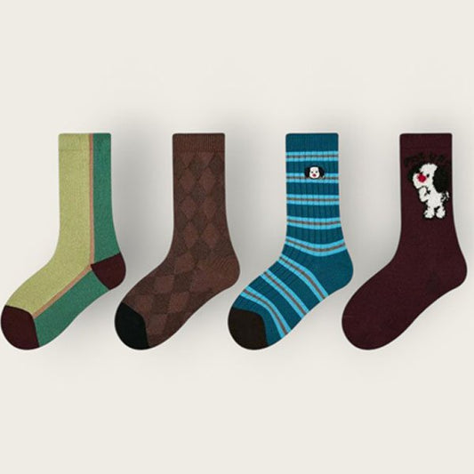 Red Cone 4pcs Socks Set