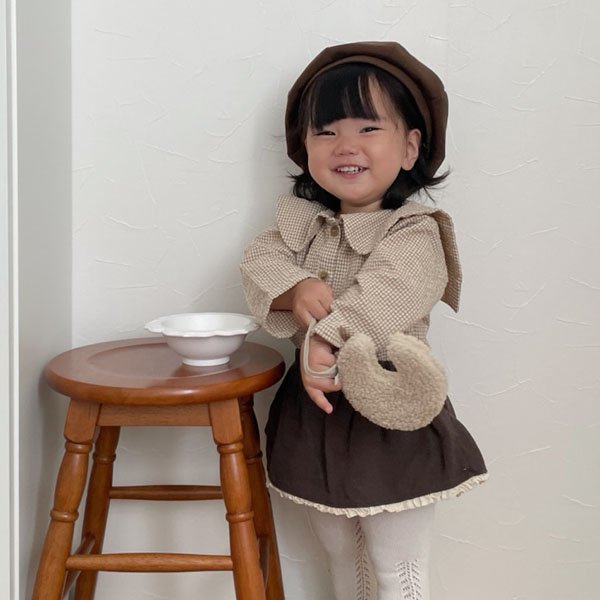 Check Sailor Blouse