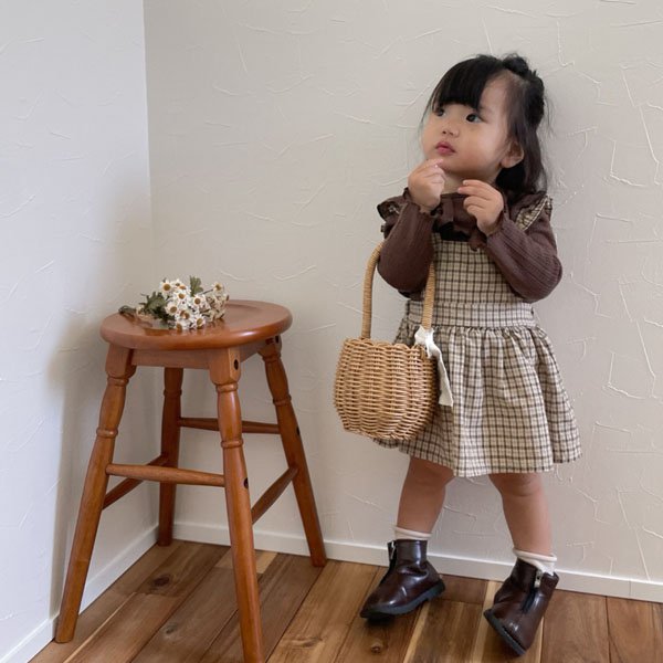 Checks Overall Dress