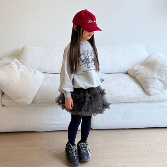 Falda de tul doble
