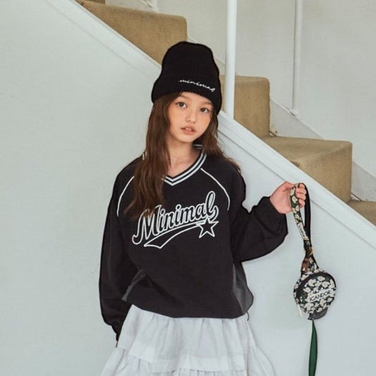 Sudadera tejida con escote en V minimalista