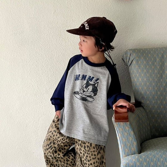 Camiseta raglán Hip Cat