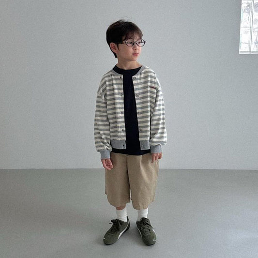 Cotton Pintuck Bermuda Pants