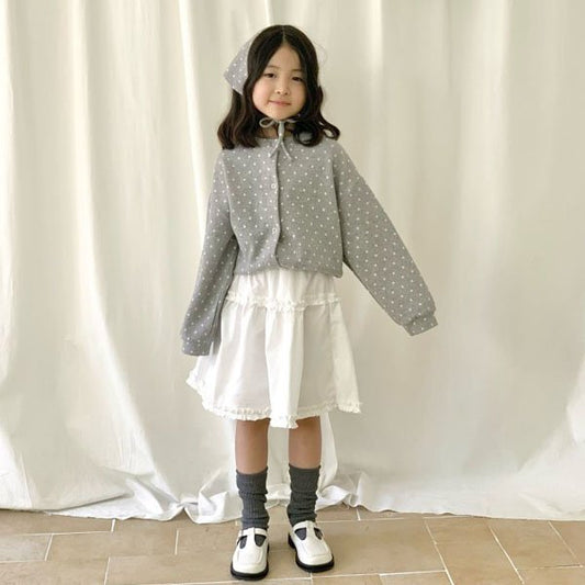 Coowing Frill Skirt (Blue Check)