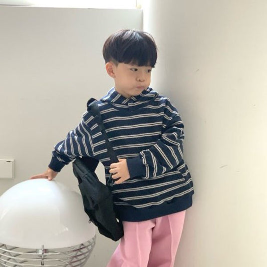 Stripe Hoodie Sweatshirt