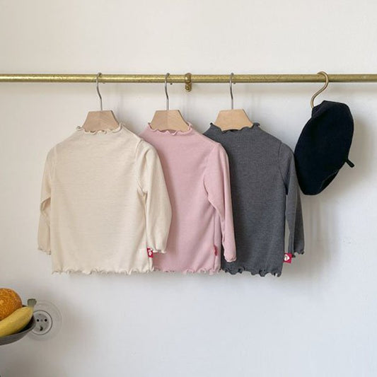 Cuello alto acanalado