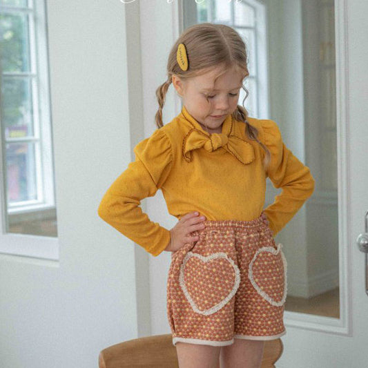 Mocha Ribbon Tie Tee