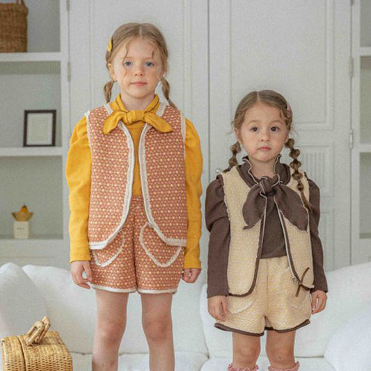 Miel Jacquard Padded Vest