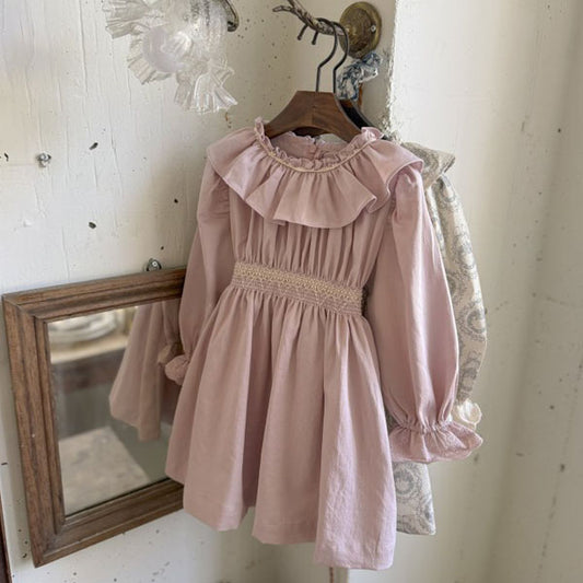 Vestido camisero Ange (rosa)