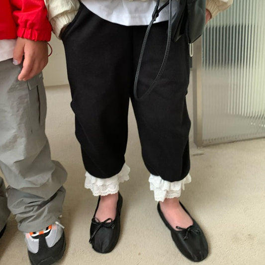 Lace Jogger Pants