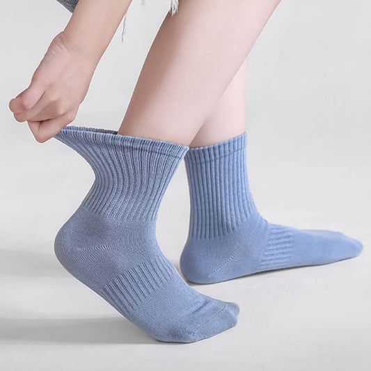 Ribbed Basic Socks Set (5 Pairs)