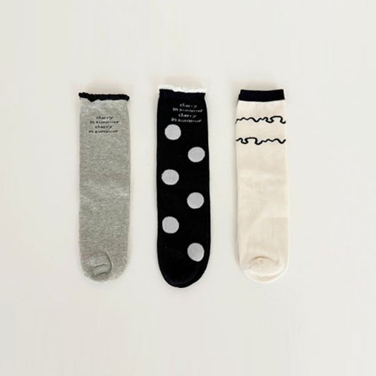 Dot Wave Socks Set
