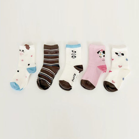 Polka Dot Dog Socks Set