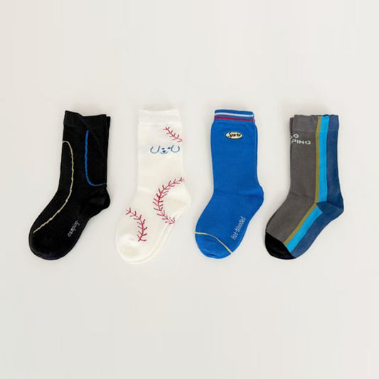 Baseball Dog Socks Set