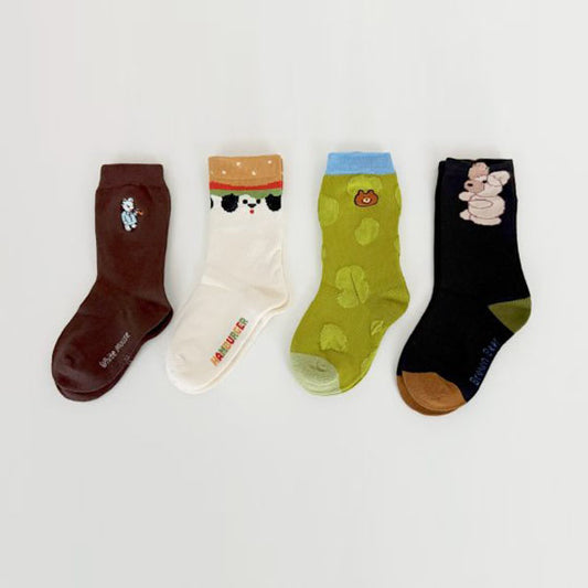 Brown Bear Socks Set