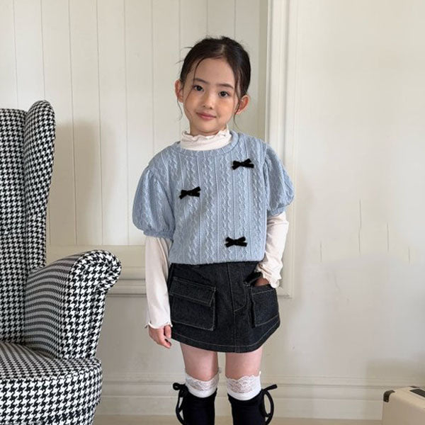 Short Sleeve Knit Top