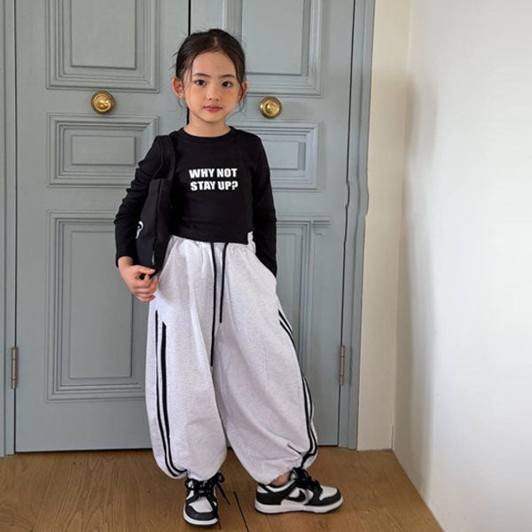 Two-Tone Seam Pants