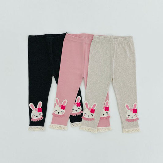 Smile Flower Bunny Leggings