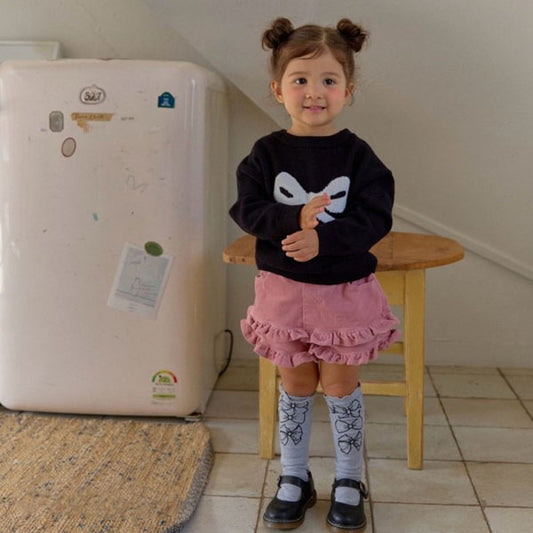 Corduroy Ruffle Pants