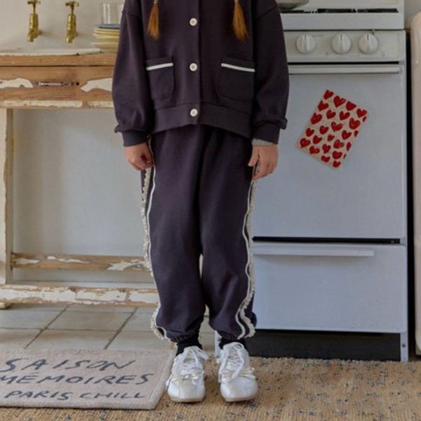 Line Lace Jogger Pants