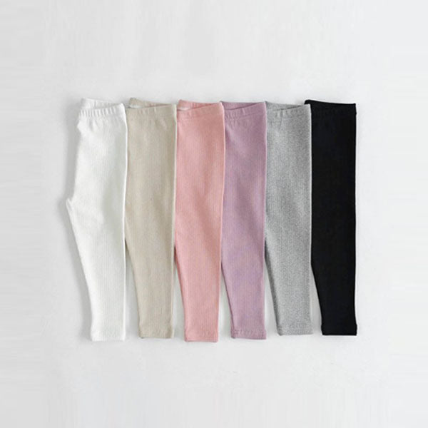 Leggings elásticos acanalados