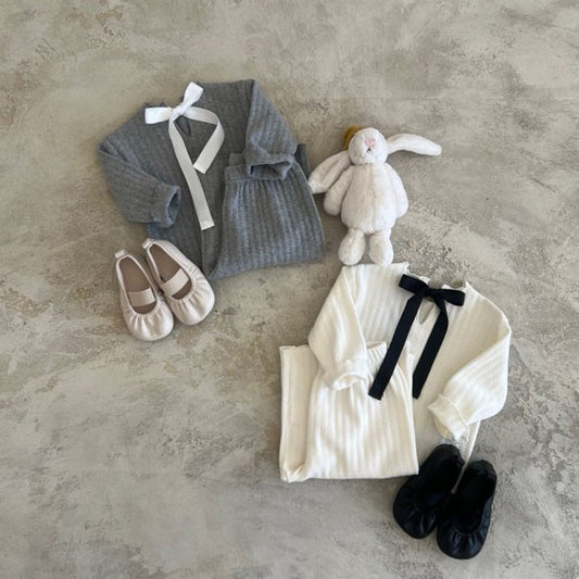 Back Ribbon Ruffle Set