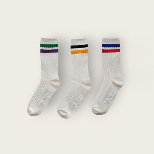 Two-Line 3-Piece Socks Set