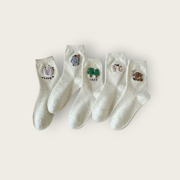 Bocca Tree 5-Piece Socks Set