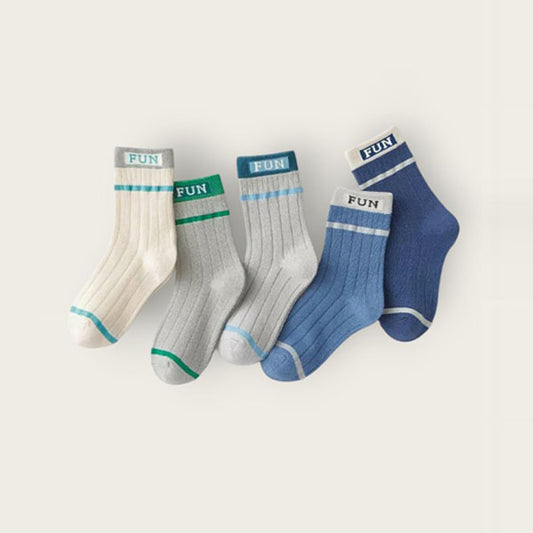 Juego de calcetines divertidos de 5 piezas