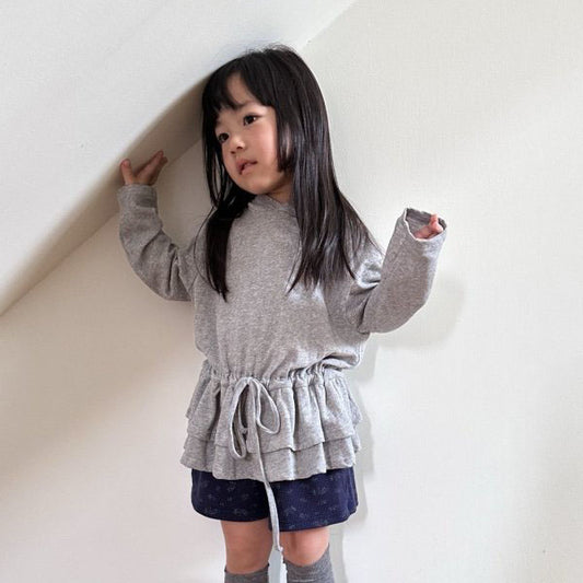 Frill Tiered Hoodie