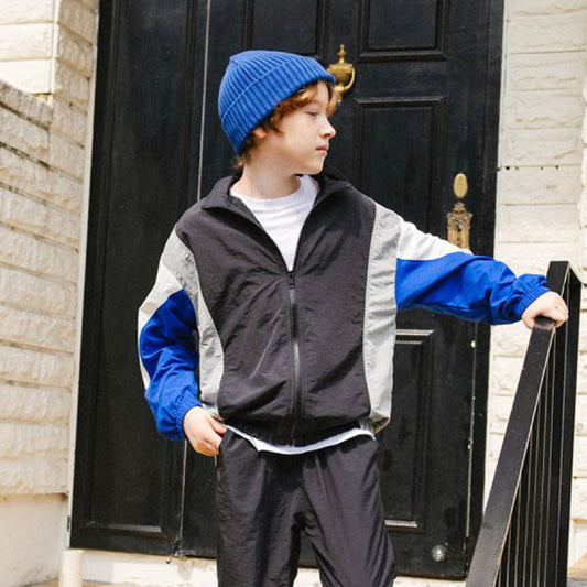 Contrast Zip-up Jacket