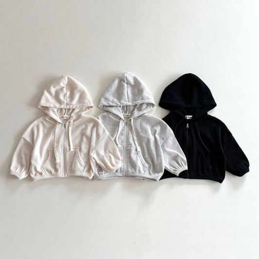 Waffle Hoodie Zip-up