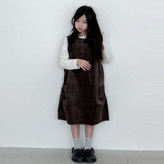 Velvet Pleated Dress