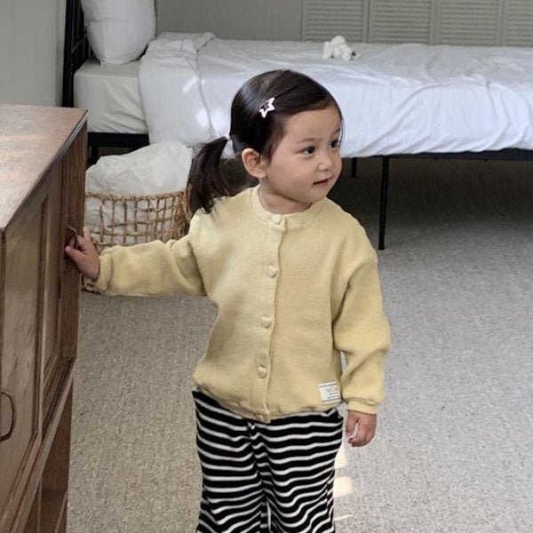 Heart Ribbed Cardigan