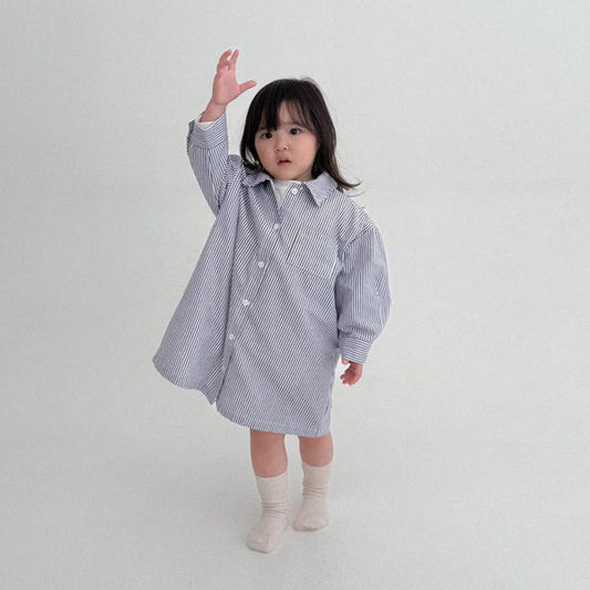 Vestido camisero largo