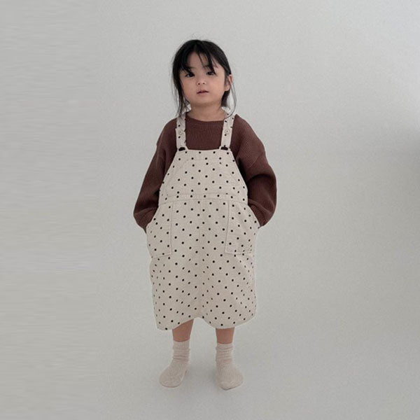 Dot Overall Dress