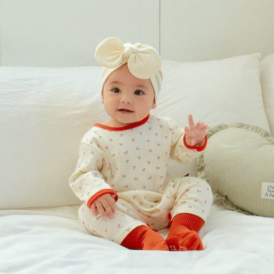 Flower Berry One-piece Suit