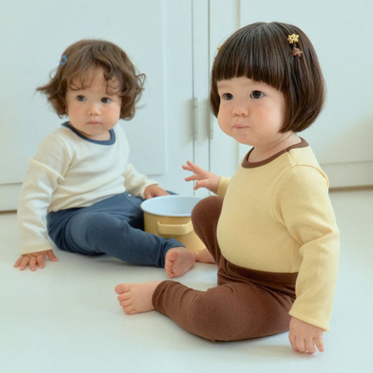 Ropa de estar por casa acanalada de modal Pudding